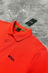 Мужское поло Hugo Boss оранжевого цвета