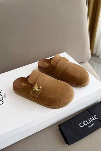 Женские замшевые мюли Celine   