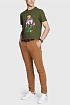 Футболка зелёного цвета Polo Ralph Lauren "Bear"