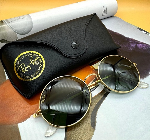 Солнцезащитные очки Ray-Ban Oval Metal - Green   