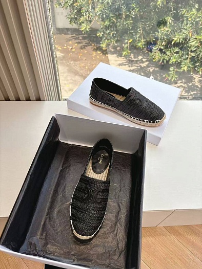 Женские эспадрильи Celine Premium - Black   