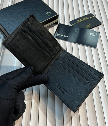 Кожаный кошелёк Montblanc Meistertuck Sartorial premium 11.5x9 см   