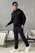 Мужское худи Burberry TB Monogram logo-embroidered - Black / Red