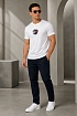 Белая мужская футболка Tommy Hilfiger New York City