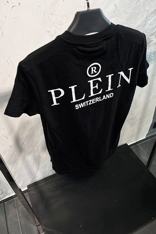 Чёрная футболка Philipp Plein X-Ray Teddy Bear