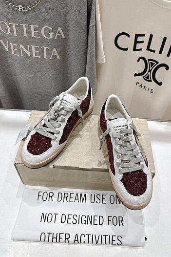 Женские кожаные кроссовки Golden Goose Super Star premium   