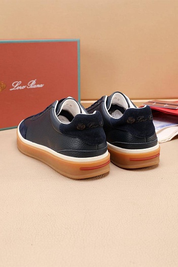 Мужские кроссовки Loro Piana Tennis Walk - Navy   