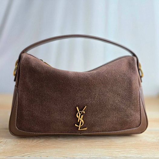 Замшевая сумка Yves Saint Laurent 29x18 см   
