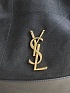 Замшевая чёрная сумка Yves Saint Laurent 38x34 см