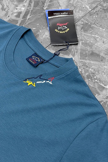 Мужская футболка Paul & Shark logo-patch - Tidal Wave   