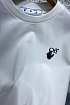Белая оверсайз футболка Off-White Pascal Arrow Logo