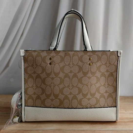 Женская сумка-тоут Coach Dempsey 29x22 см (3 расцветки)