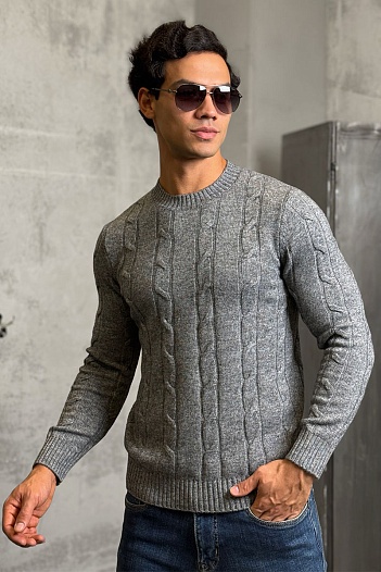 Мужской свитер Loro Piana premium - Dark Grey   