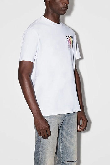 Белая футболка Amiri M.A. Drip logo-print   