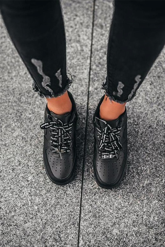 Кроссовки Supreme x Nike Air Force 1 - Black