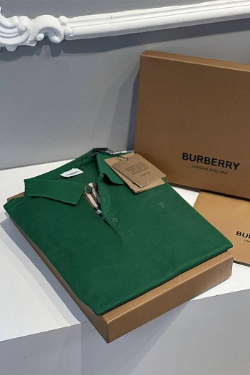 Классическое мужское поло Burberry TB - Green   