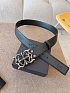 Кожаный ремень Chrome Hearts Cross Patch Cemetery premium