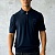 Мужское поло Stefano Ricci Eagle zip-neck - Navy