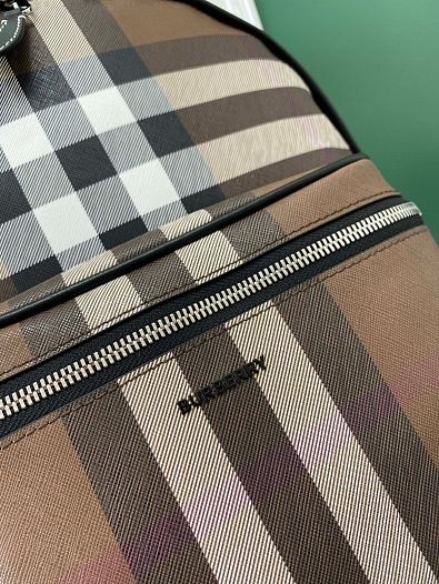 Кожаный рюкзак Burberry Dark Birch Brown Premium 30.5x14.5x42.5 см   