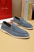 Мужские замшевые лоферы Loro Piana Summer Walk