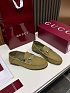 Женские замшевые лоферы Gucci GG premium