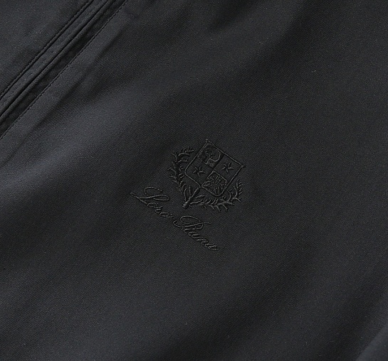 Мужская чёрная ветровка Loro Piana