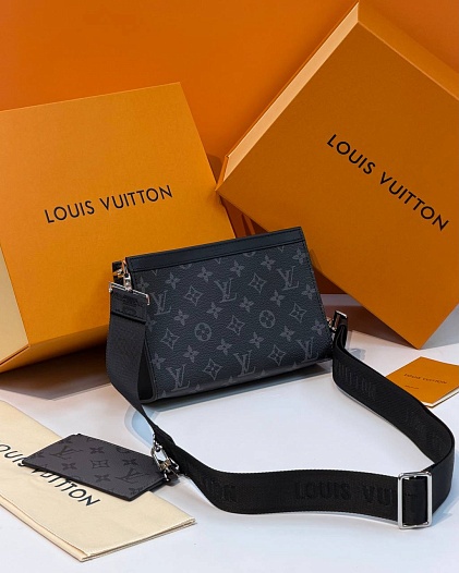 Кожаная сумка Louis Vuitton Gaston Wearable premium 22x14.5x4.5 см   