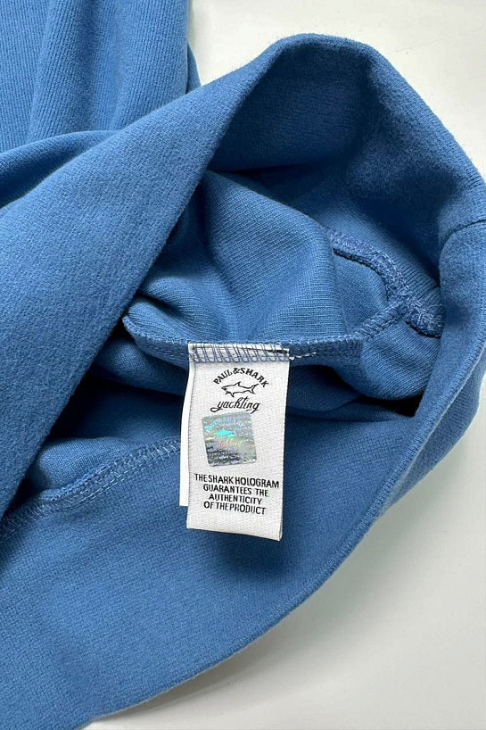 Мужской синий свитшот Paul & Shark