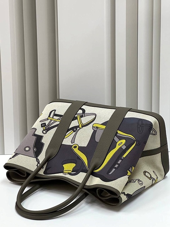 Женская сумка Hermes Garden Party Premium 36x26x17 см