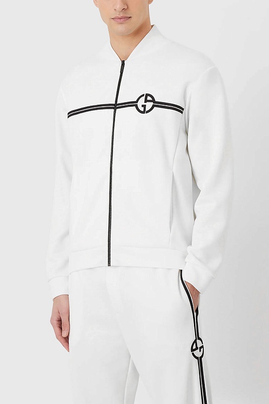 Белый спортивный костюм Giorgio Armani