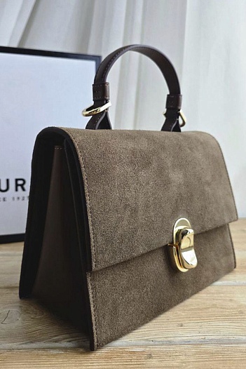 Замшевая сумка Furla Eclisse S 21x17 см   