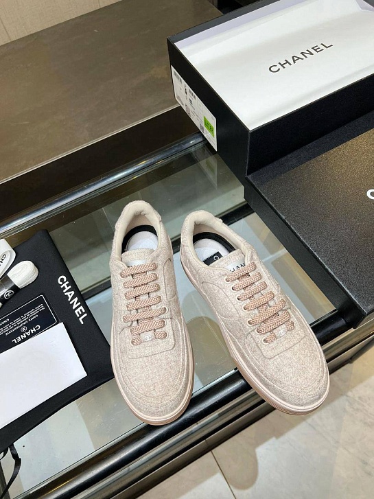 Женские кроссовки Chanel Tweed premium