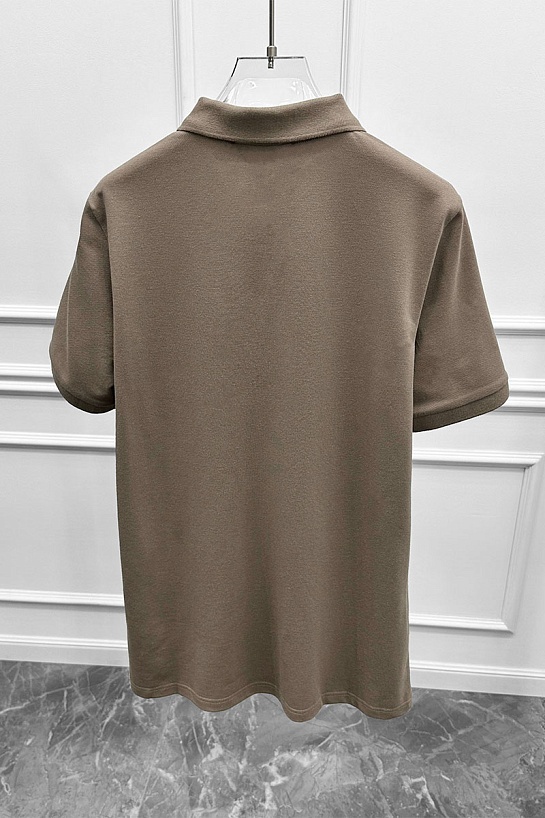 Мужское бежевое поло Tommy Hilfiger