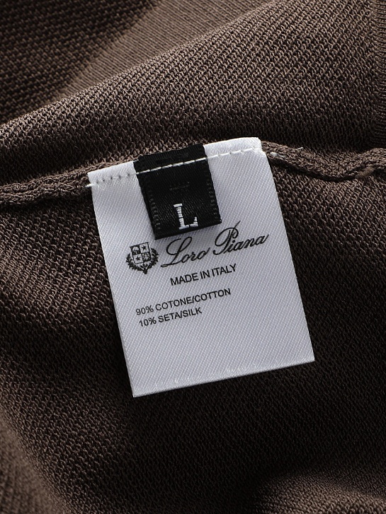 Мужское поло Loro Piana premium - Brown