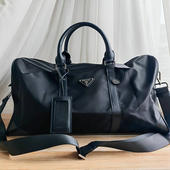 Дорожная сумка Prada logo-plaque 50х20 см