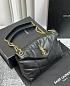 Женская кожаная сумка Yves Saint Laurent Loulou Premium 28x17x9 см - Black