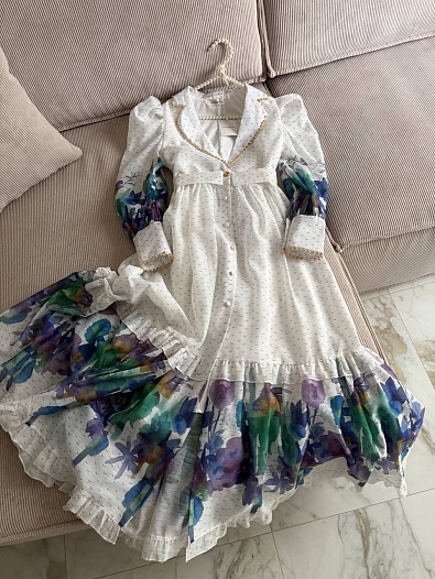 Женское длинное платье с рукавом Zimmermann   