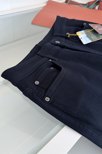 Мужские тёмно-синие джинсы Loro Piana   