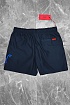 Мужские тёмно-синие шорты Hugo Boss Dugo logo-embroidered