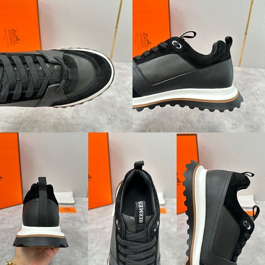 Мужские кроссовки Hermes Leader - Black