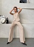 Женский бежевый костюм Schiaparelli premium