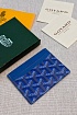 Кожаный кардхолдер Goyard Saint Sulpice premium 10.5x7 см