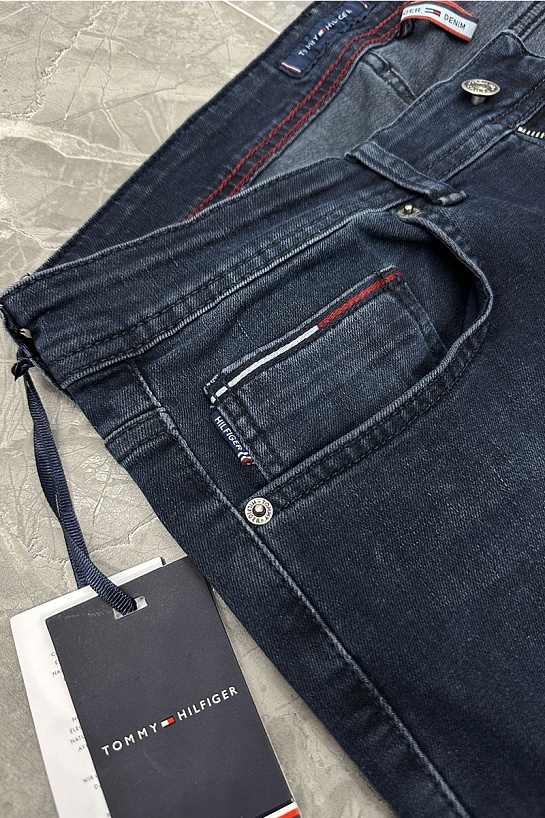 Джинсы тёмно-синего цвета Tommy Hilfiger Regular Fit