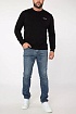 Мужской чёрный свитшот Armani Exchange