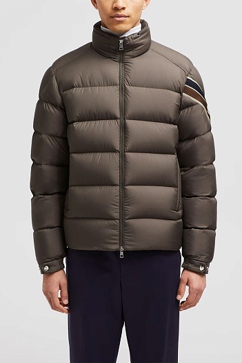 Мужской пуховик Moncler Solayan - Brown   