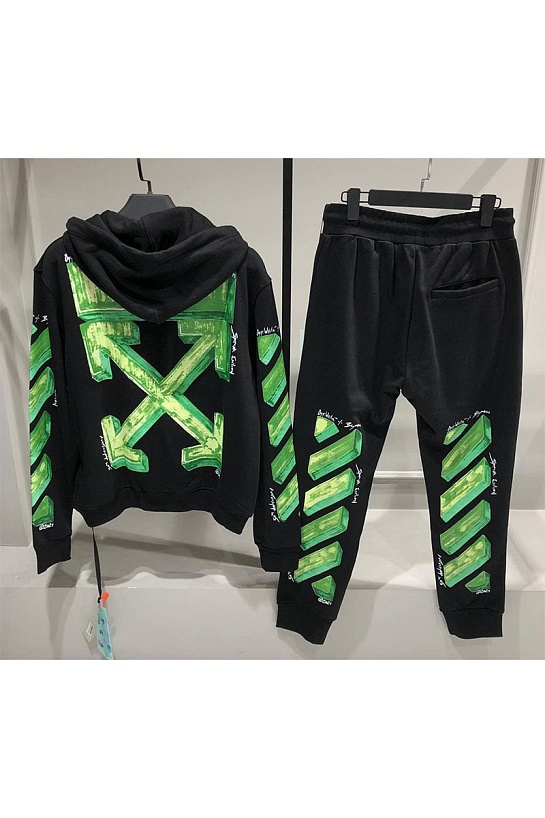 Мужские чёрные штаны Off-White Marker Arrow