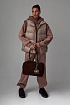 Женский костюм тройка Brunello Cucinelli бежевого цвета