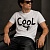 Белая оверсайз футболка Dsquared2 Cool-print