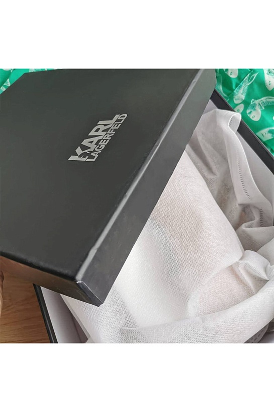 Кожаная сумка-сетчел Karl Lagerfeld Seven 21x15 см