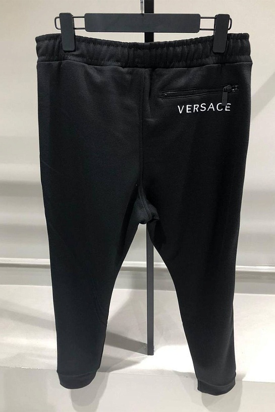 Мужские чёрные штаны Versace